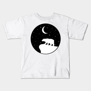 Polar Bear Badge Kids T-Shirt